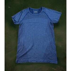 Eddie Bauer Women's Large Motion Freevent Athletic Blue T-Shirt